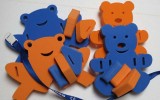 oranžovo-modrá kombinace sestavte si vlastní pás
