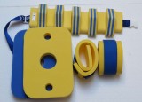 žluto-modrá - pás, deska Klasik, rukávky