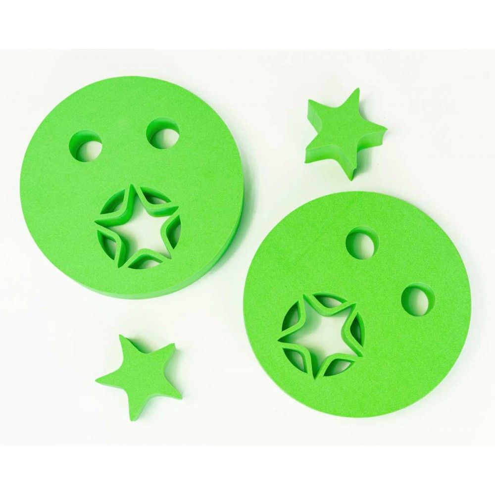 Nadlehčovací kroužky - HVĚZDIČKA zelená Aronet