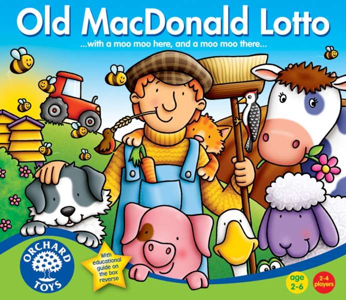 Farmářské loto (Old MacDonald Lotto) ORCHARD TOYS