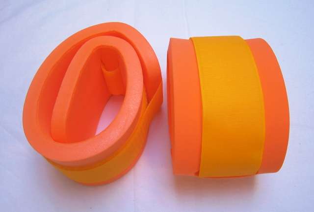 Nadlehčovací rukávky - oranžové se žlutým DENA