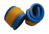 Nadlehčovací rukávky - modré (žlutý zip)