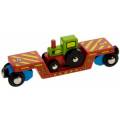 BigJigs Vagon s traktorem - dřevěné vláčky