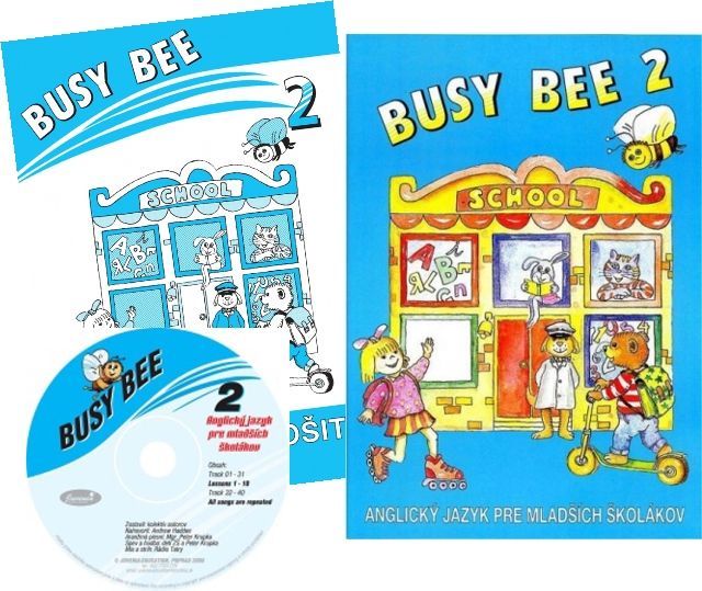 Učebnice angličtiny ZŠ - set Busy Bee 2 (učebnice, pracovní sešit, CD)